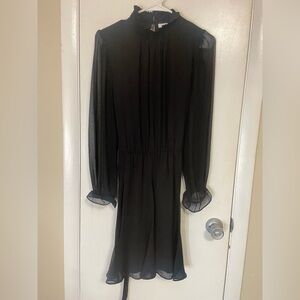 Nine West Black Long Sleeve Dress